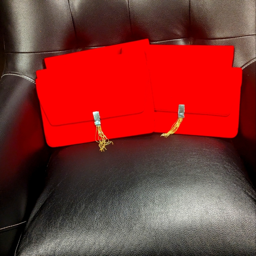 Red Clutch Handbags (5 available)